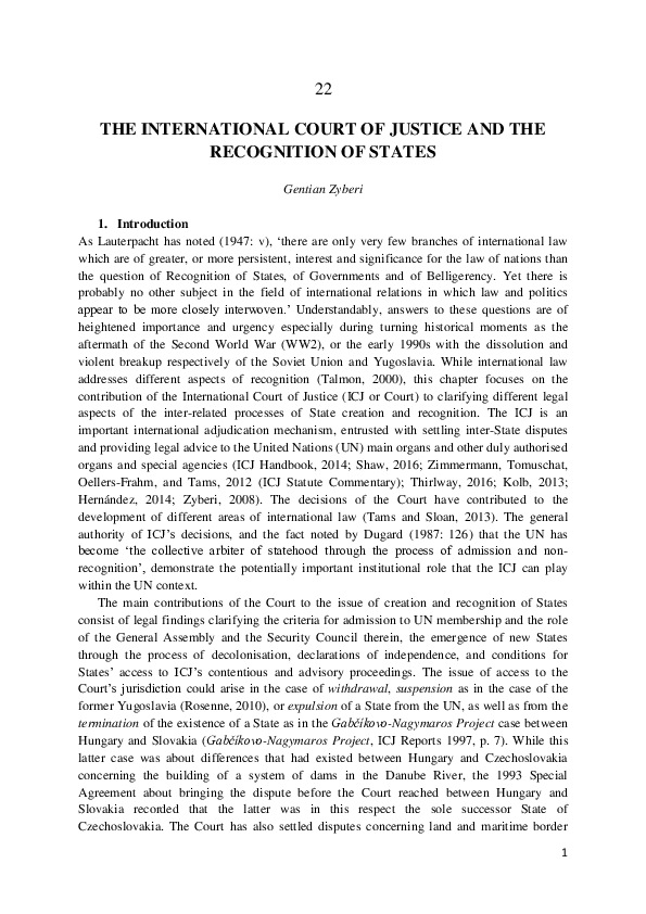(PDF) Contested states and their everyday quest for recognition