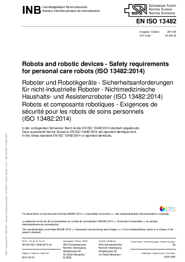 PDF) ISO 13482:2014