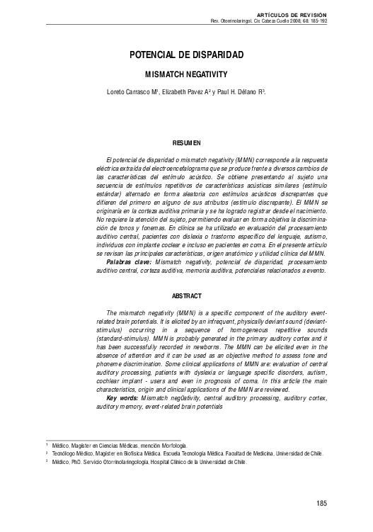 (PDF) Potencial De Disparidad