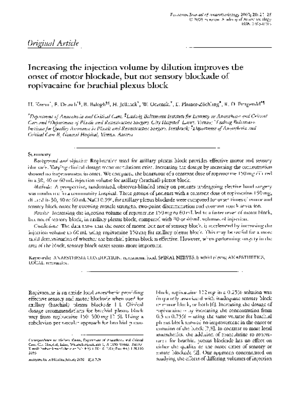 (PDF) Increasing the injection volume by dilution improves the onset of ...