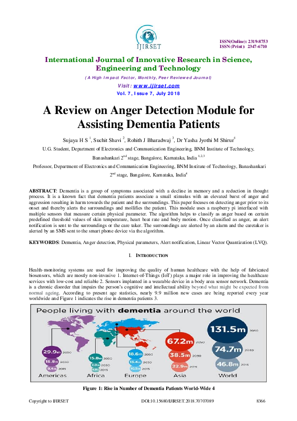 (PDF) A Review on Anger Detection Module for Assisting Dementia Patients