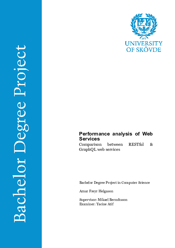 (PDF) Performance analysis of Web Services : Comparison between RESTful ...