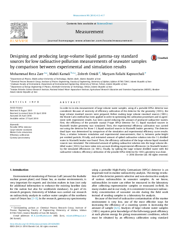 (PDF) Designing and producing large-volume liquid gamma-ray standard ...
