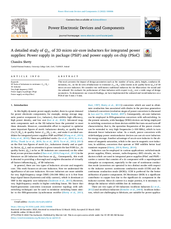 (PDF) A detailed study of Qdc of 3D micro air-core inductors for ...