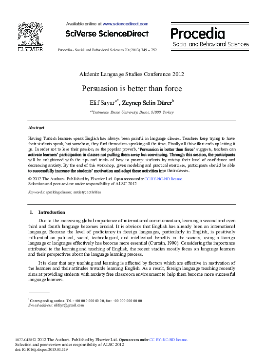 Pdf Persuasion Is Better Than Force Pdf Persuasion Is Better Than Force
