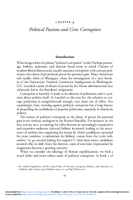 (PDF) Political Passions and Civic Corruption | Jed Atkins - Academia.edu