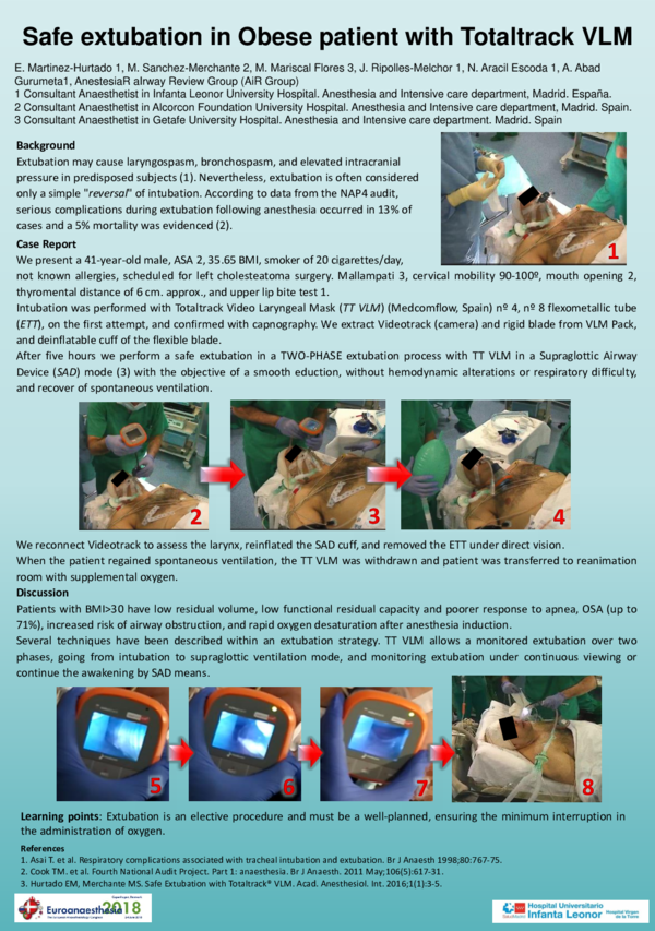 (PDF) 03 / Safe extubation in Obese patient with Totaltrack VLM ...