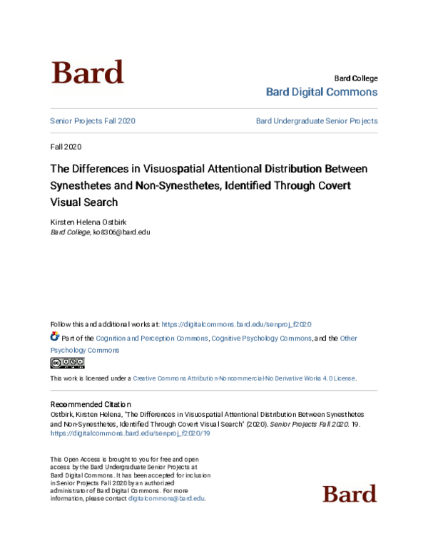 (PDF) The Differences in Visuospatial Attentional Distribution Between ...