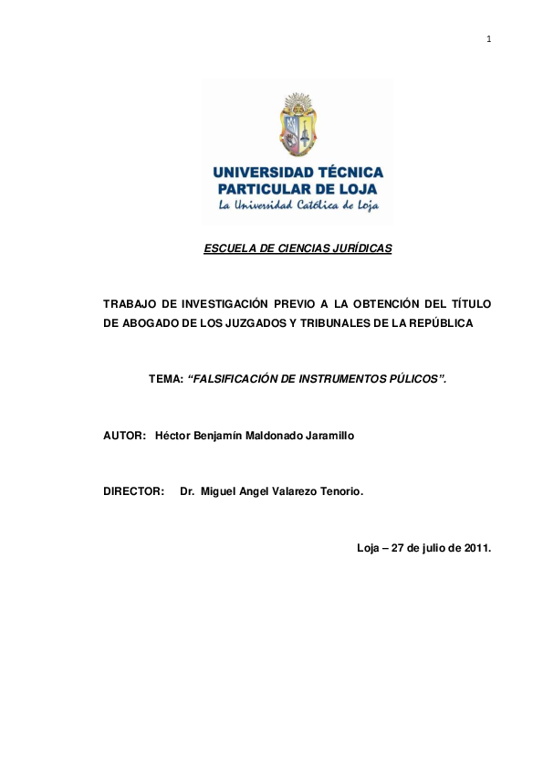 (PDF) Fasificación de instrumentos públicos | Miguel Angel Ordóñez ...