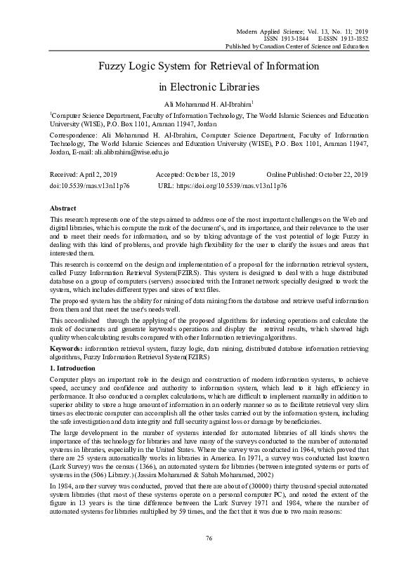 (PDF) Personalized information retrieval system in the framework of ...