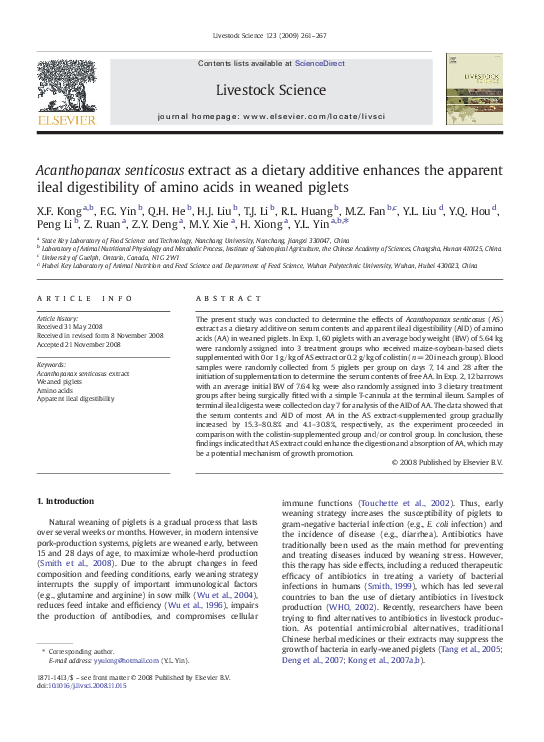 (PDF) Acanthopanax senticosus extract as a dietary additive enhances ...