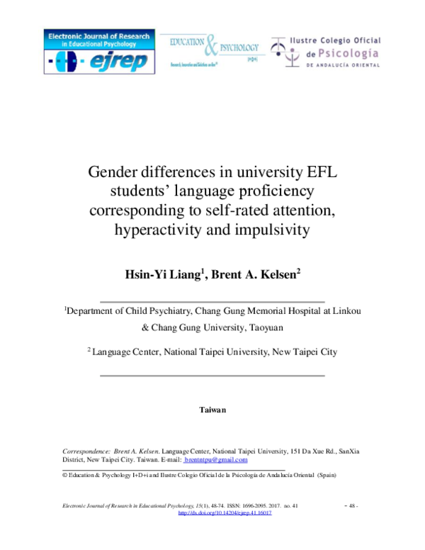 (PDF) Gender differences in university EFL students’ language ...
