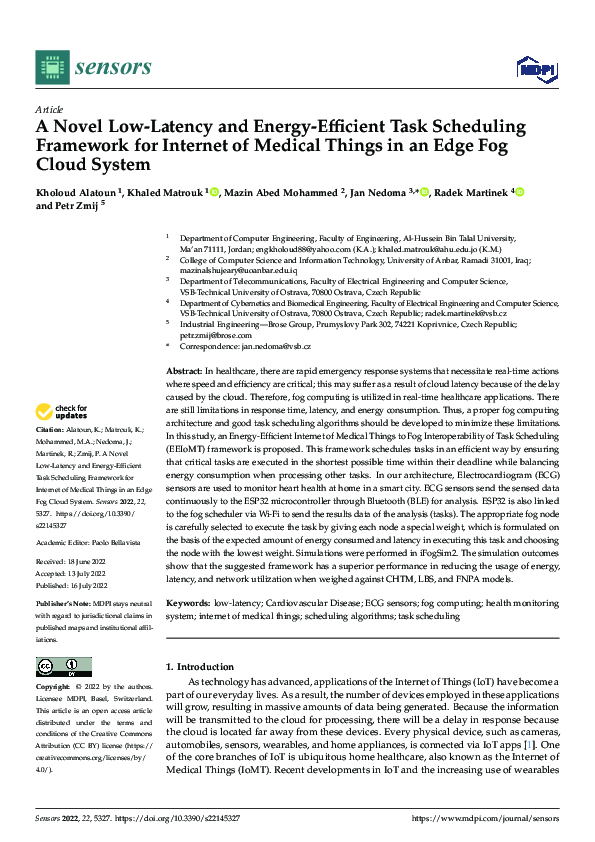 (PDF) A Novel Low-Latency and Energy-Efficient Task Scheduling ...