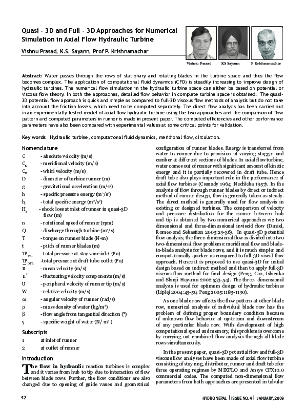 (PDF) Quasi - 3D and Full - 3D Approaches for Numerical Simulation in ...