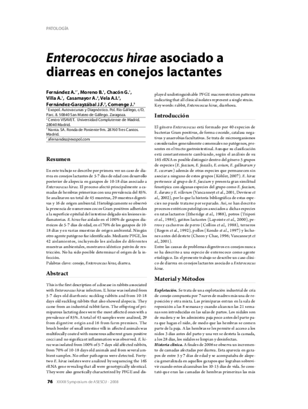 (PDF) Enterococcus hirae