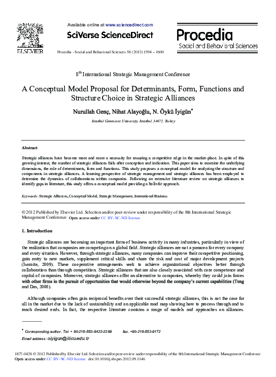 (PDF) A Conceptual Model Proposal for Determinants, Form, Functions and ...