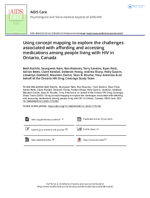 (PDF) Using concept mapping to explore the challenges associated with ...