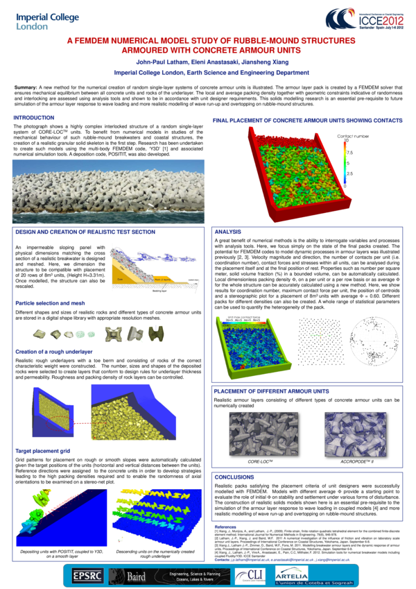(PDF) A Femdem Numerical Model Study of Rubble-Mound Structures ...