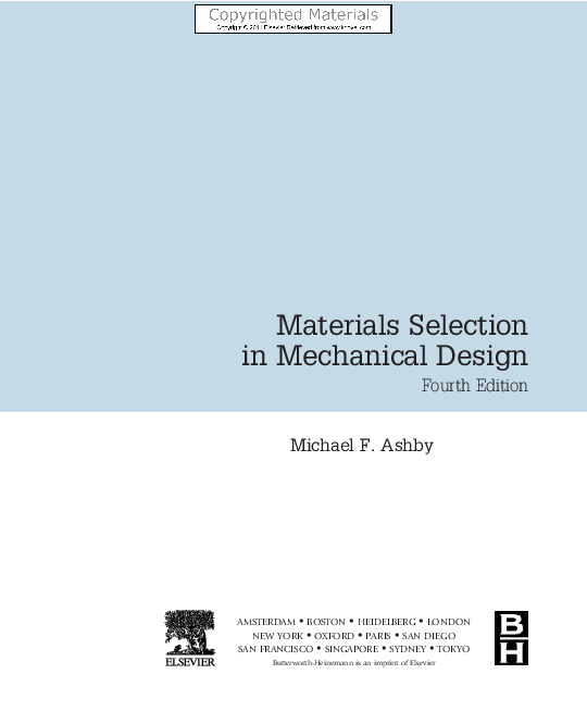 (PDF) Materials Selection in Mechanical Design Nurullah Gzbyk