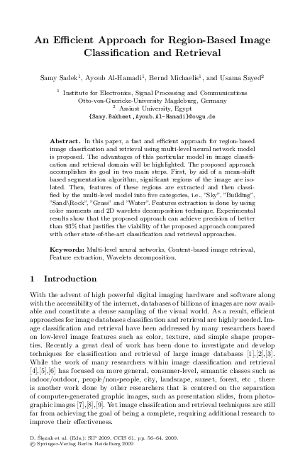 (PDF) An Efficient Approach for Region-Based Image Classification and ...