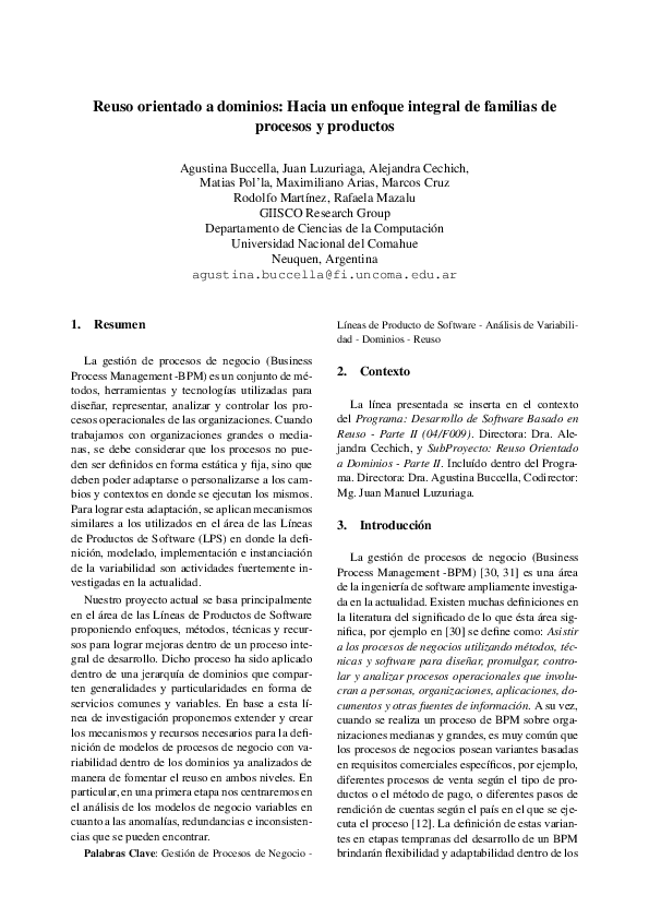 (PDF) Reuso orientado a dominios: hacia un enfoque integral de familias ...