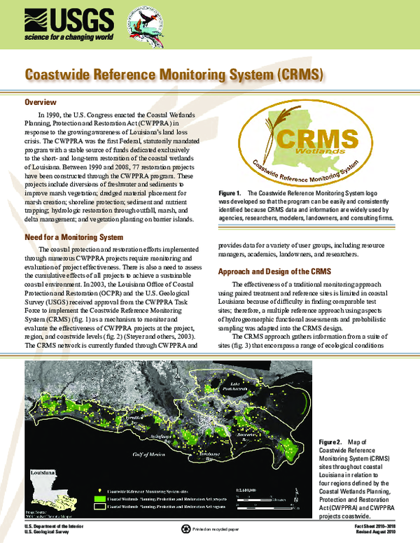 (PDF) Coastwide Reference Monitoring System (CRMS)