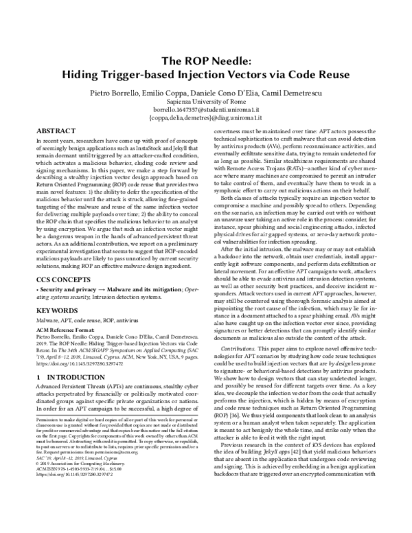 (PDF) The ROP needle