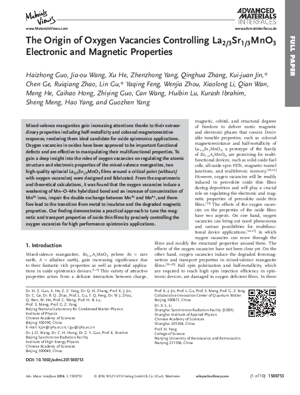 pdf-the-origin-of-oxygen-vacancies-controlling-la2-3-sr1-3-mno3