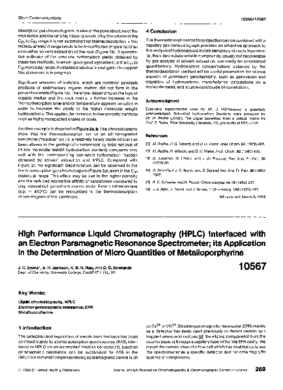 (PDF) High-performance liquid chromatography (HPLC) Identification of ...