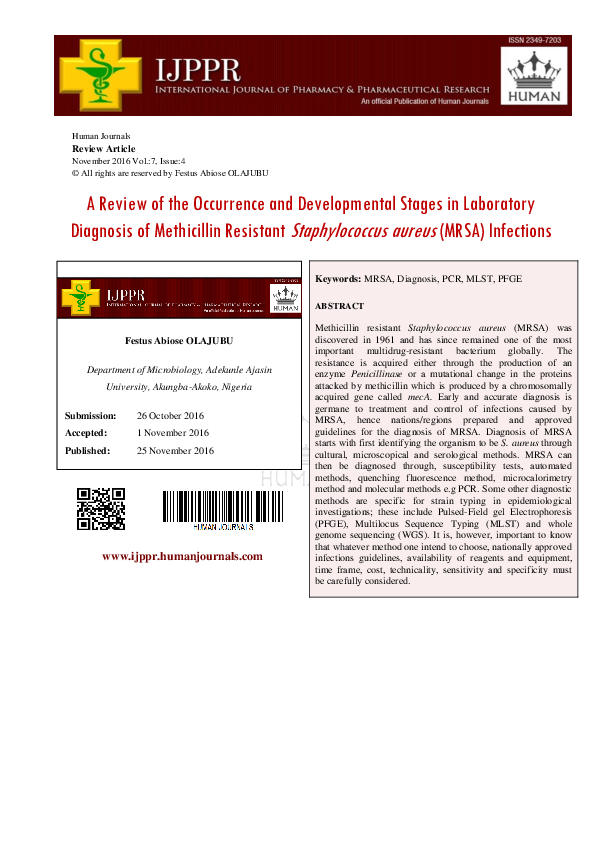 (PDF) A Review of the Occurrence and Developmental Stages in Laboratory ...