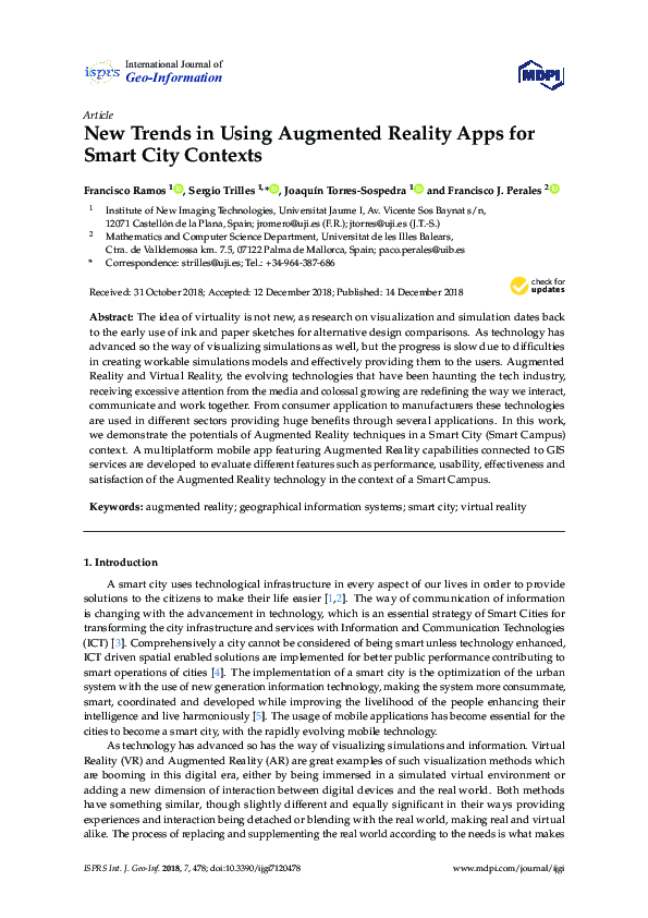 (PDF) New Trends in Using Augmented Reality Apps for Smart City Contexts