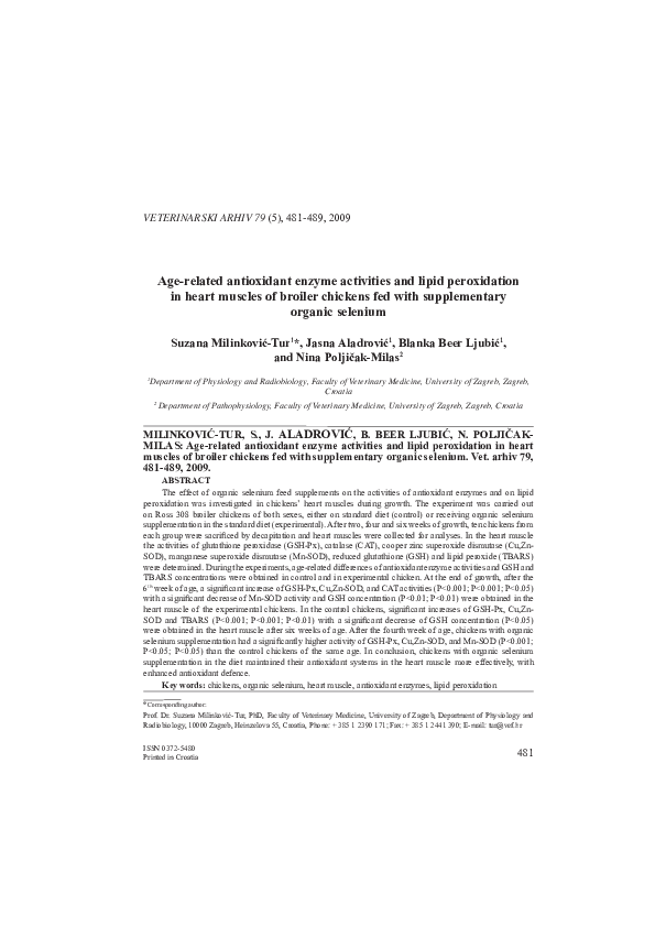 (PDF) Age-related antioxidant enzyme activities and lipid peroxidation ...
