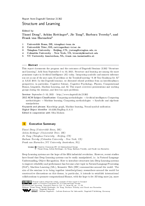 (PDF) Structure and Learning | Tiansi Dong - Academia.edu