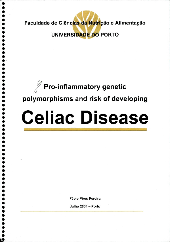 (PDF) Pro-inflammatory genetic polymorphims and risk of developing ...
