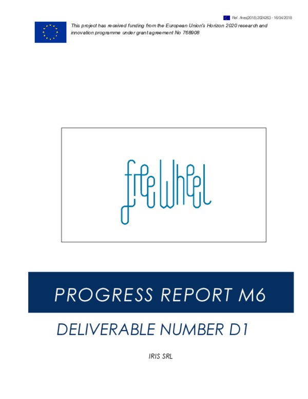 (PDF) FreeWheel Progress Report M6