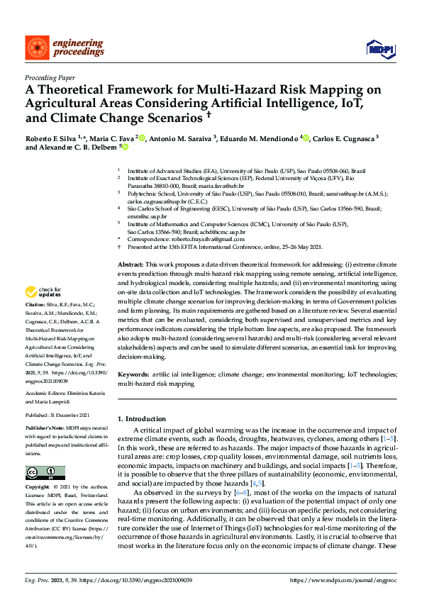 (PDF) A Theoretical Framework for Multi-Hazard Risk Mapping on ...
