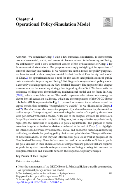 (PDF) Operational Policy-Simulation Model