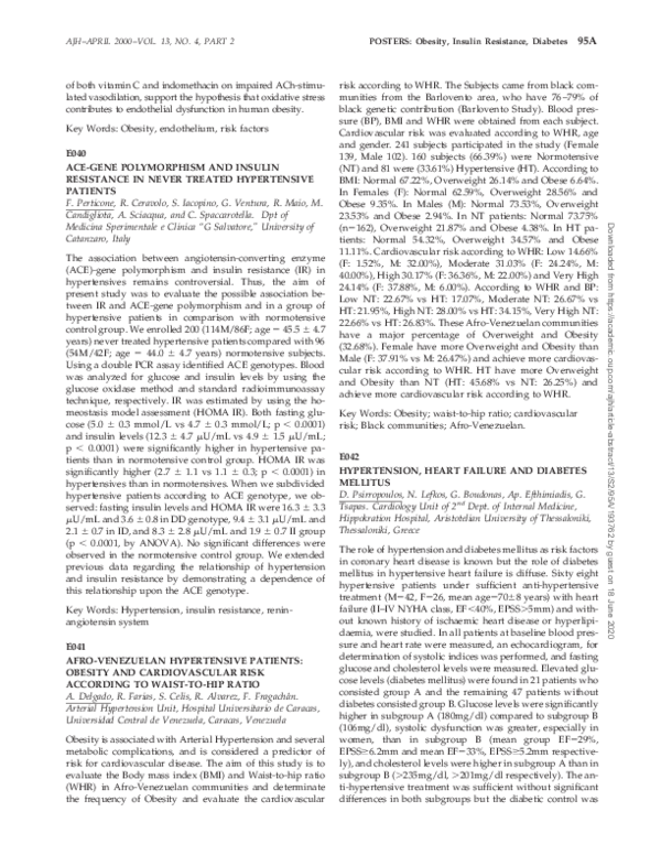 (PDF) Ace-gene polymorphism and insulin resistance in never treated ...