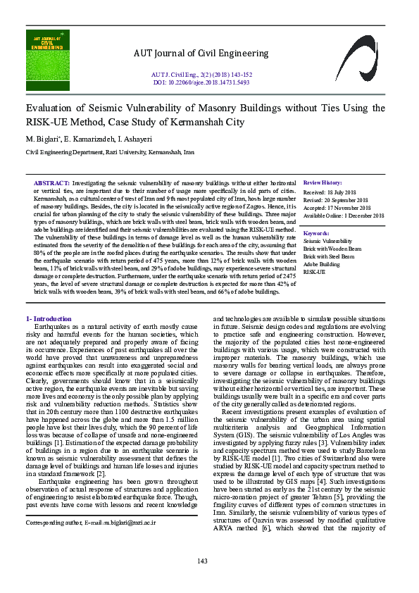 (PDF) Seismic vulnerability of historical masonry buildings: A case ...