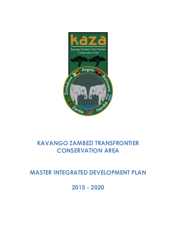 (PDF) Kavango Zambezi transfrontier conservation area : master ...