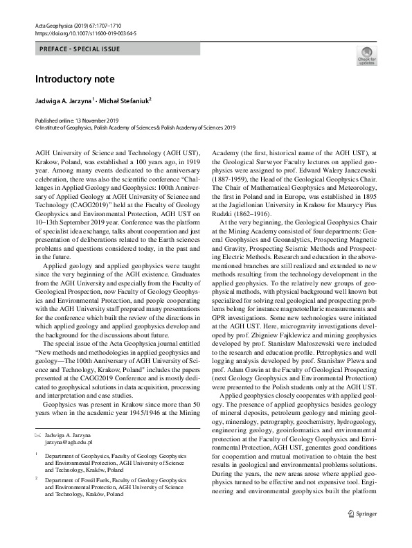 (PDF) Introductory Note