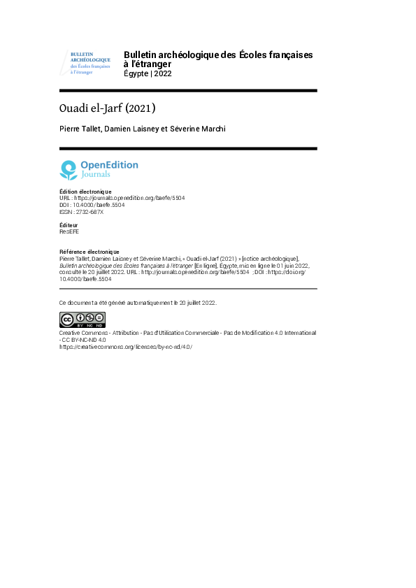 (PDF) Ouadi el‑Jarf (2021)