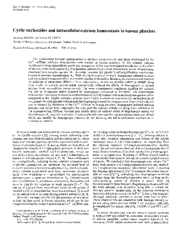 (PDF) Cyclic nucleotides and intracellular-calcium homeostasis in human ...