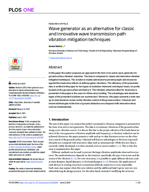 (PDF) Wave generator as an alternative for classic and innovative wave