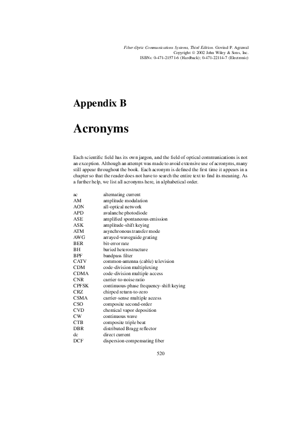 (PDF) Appendix B: Acronyms