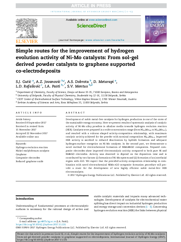 (PDF) Simple routes for the improvement of hydrogen evolution activity ...