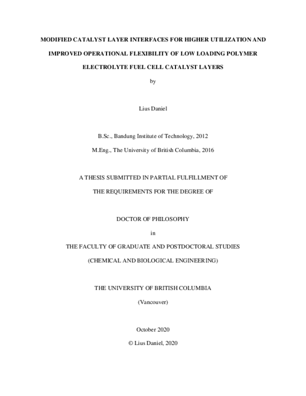 (PDF) Modified catalyst layer interfaces for higher utilization and ...