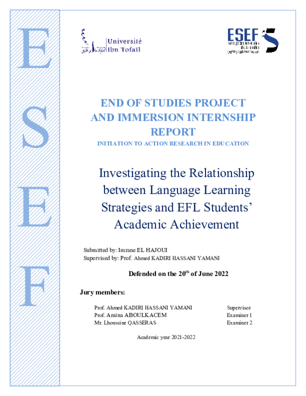(DOC) Investigating the Relationship between Language Learning ...