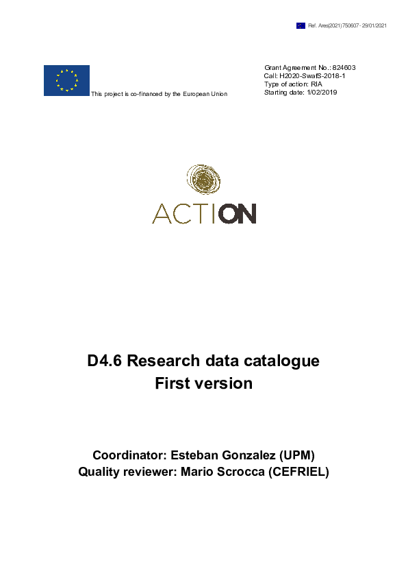 Pdf Research Data Catalogue First Version