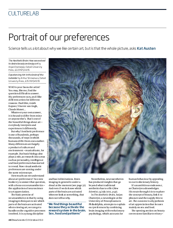 (PDF) Portrait of our preferences